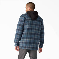 Dickies - Water Repellent Flannel Hooded Shirt Jacket