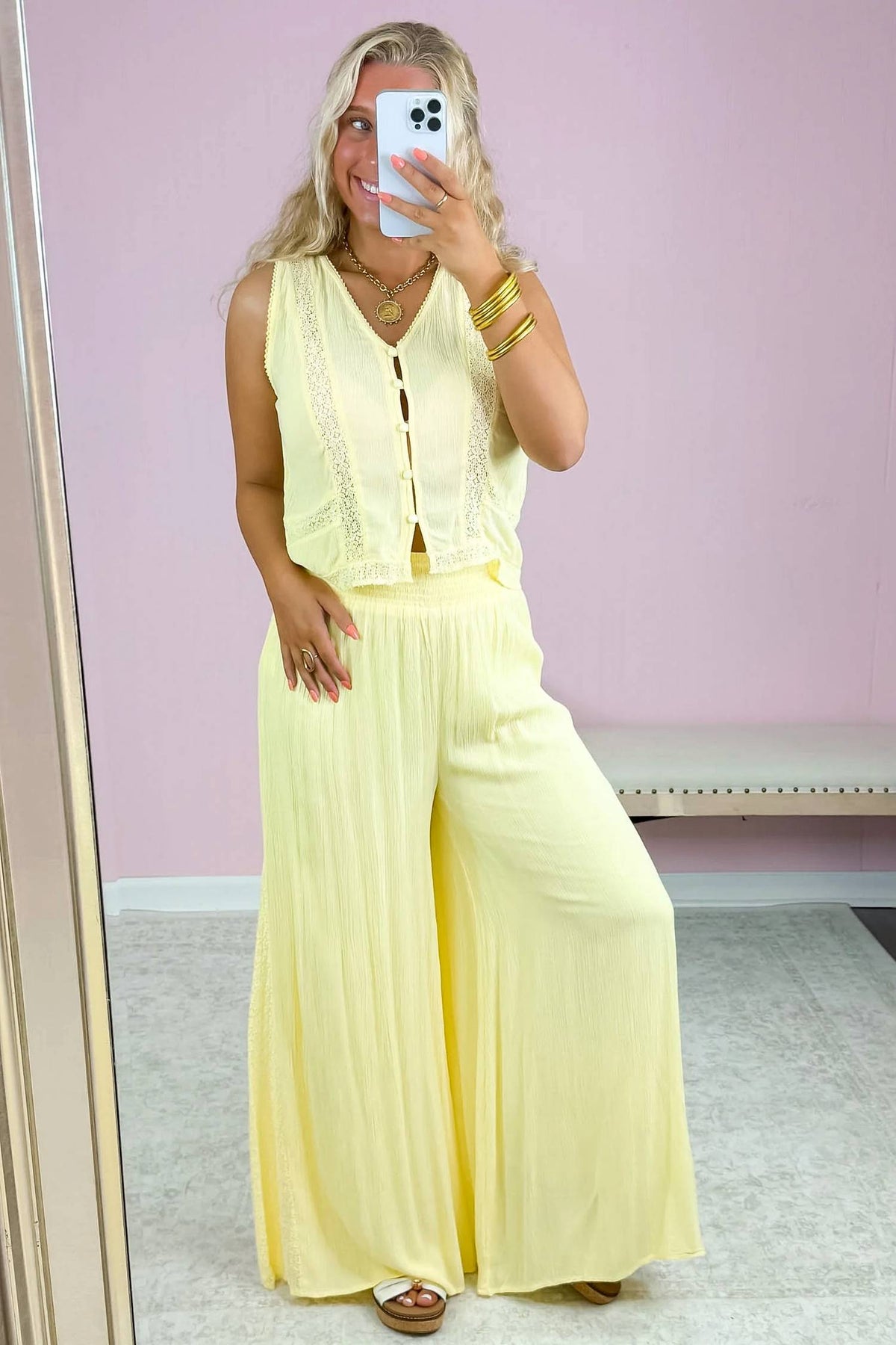 Elan - Women's Sunshine Flowy Pants