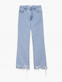 Frame - Women's Le Super High Rise Crop Mini Boot Jeans
