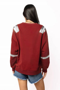 Queen Of Sparkles - Licensed Texas A&m Mascot Image Sweatshirt