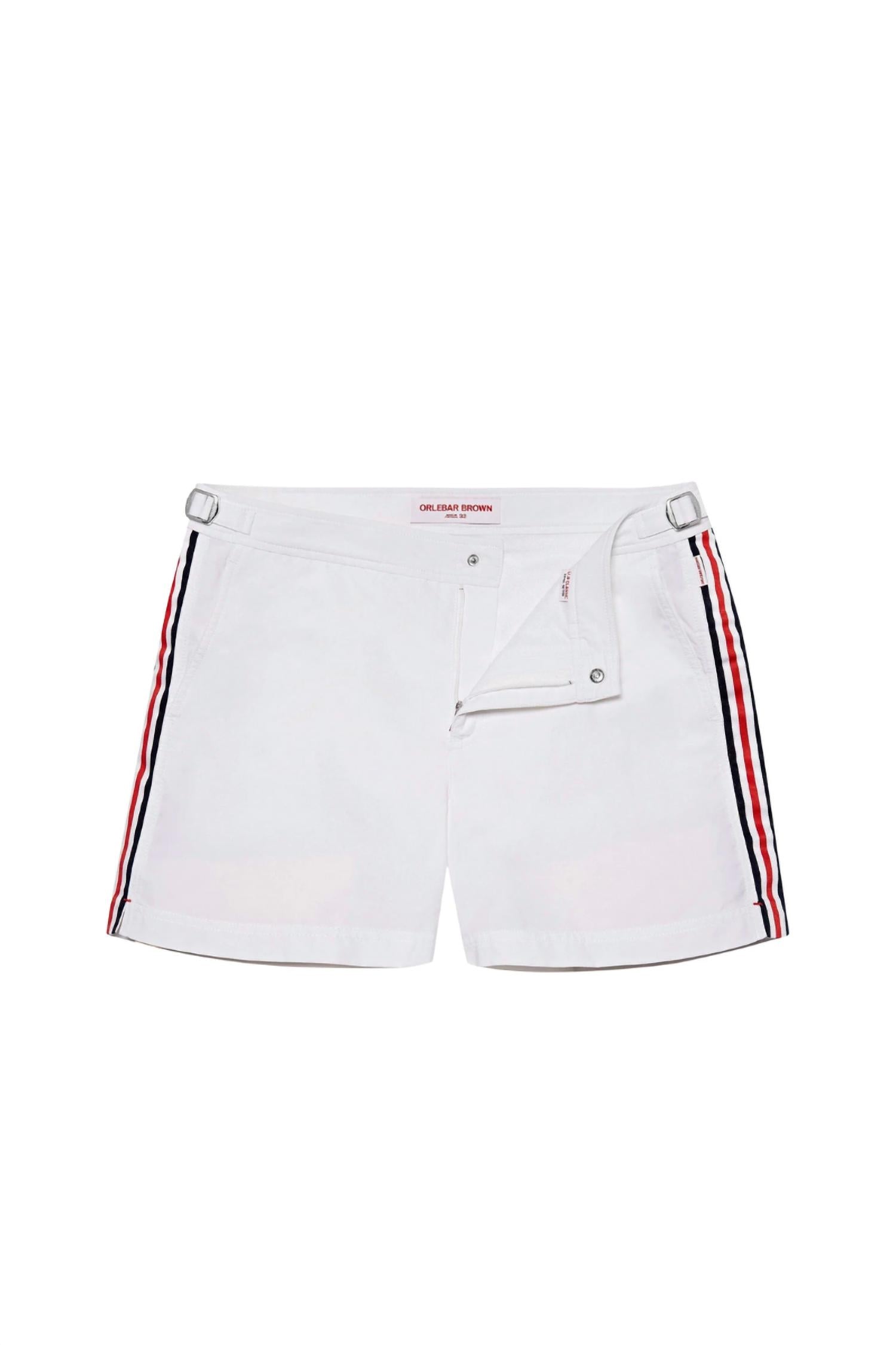 Orlebar Brown - Boy's Beachwear Russell Tape Stripe Shorts