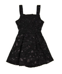Flowers By Zoe - Girl's Aviana Textured Sequin Dress