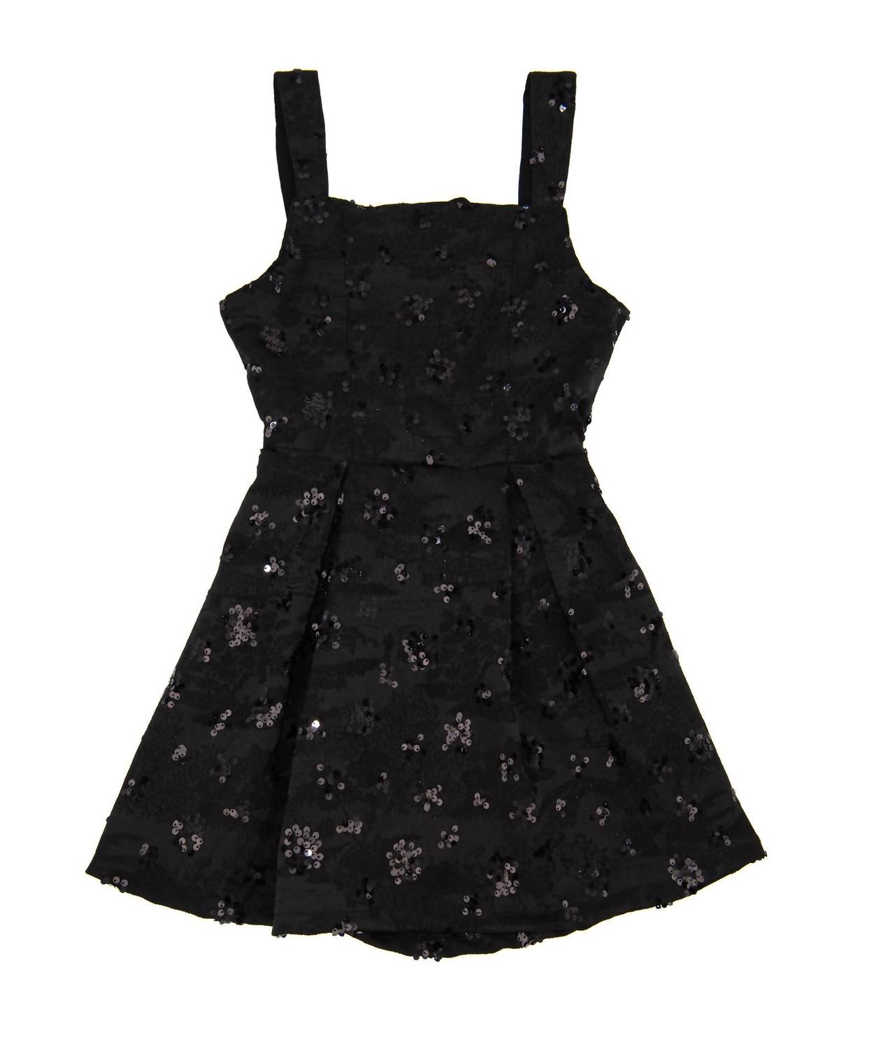 Flowers By Zoe - Girl's Aviana Textured Sequin Dress