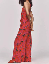 Farm Rio - Print Halter Jumpsuit