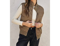 Dress Forum - Sherpa and Puff Contrast Vest