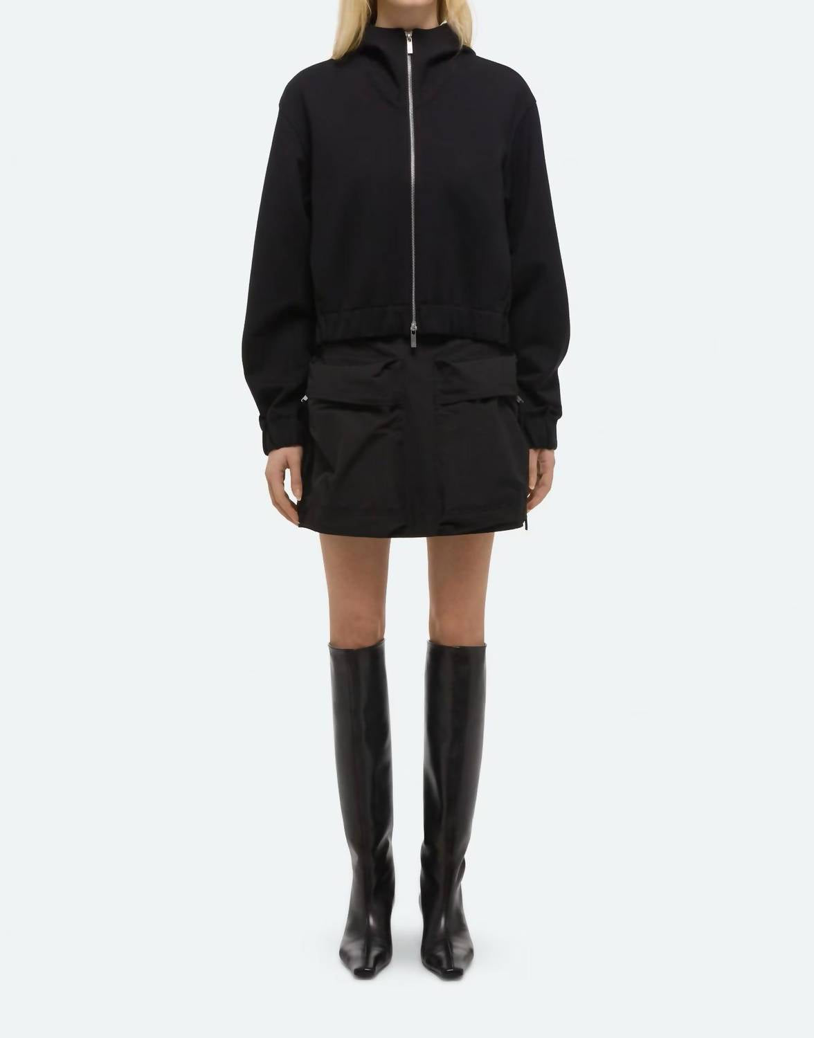Helmut Lang - Hooded Ponte Knit Jacket