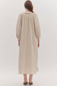 Entro - Dahlia Embroidered Midi Dress