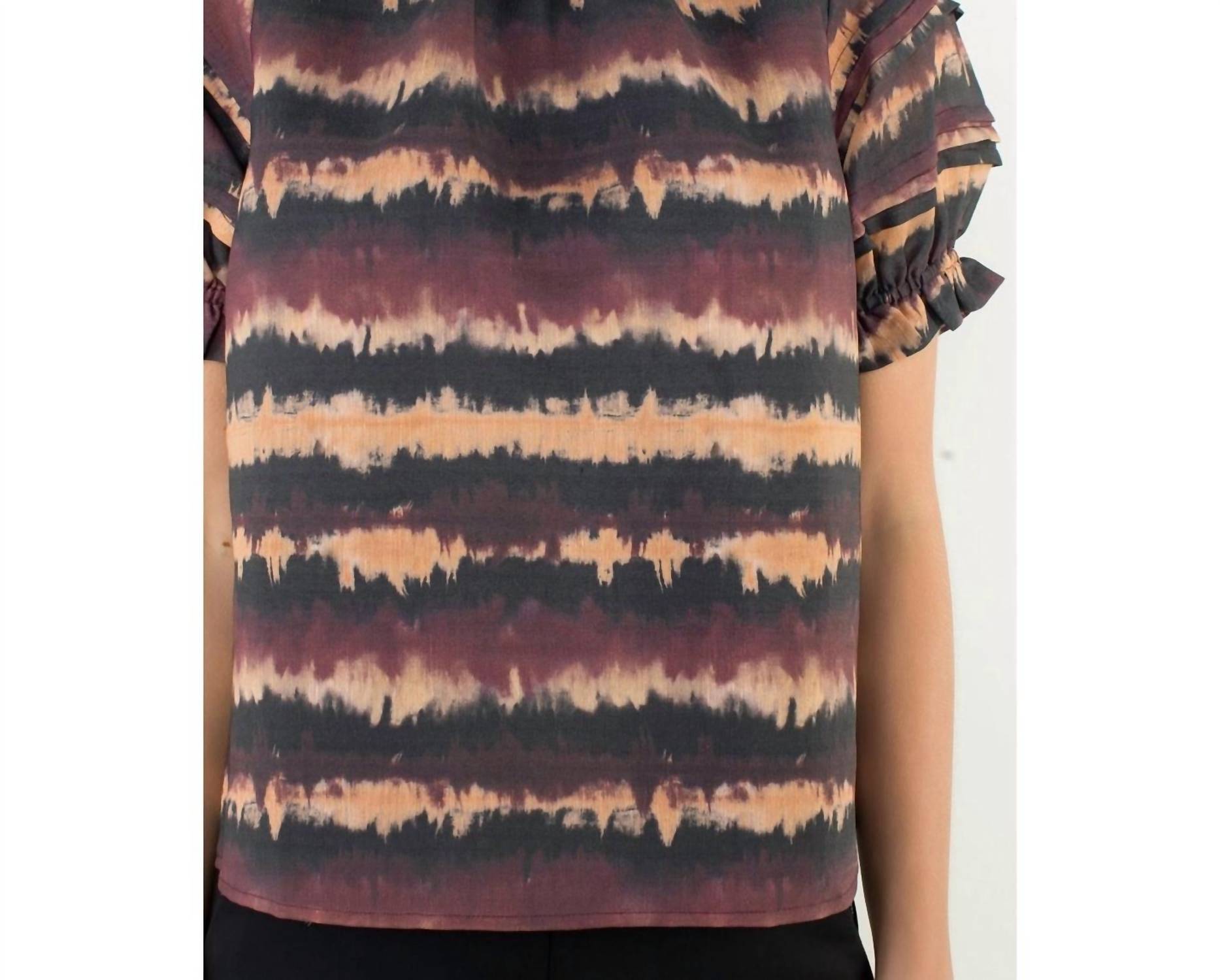 Thml - Romy Puff Sleeve Tie Dye Top