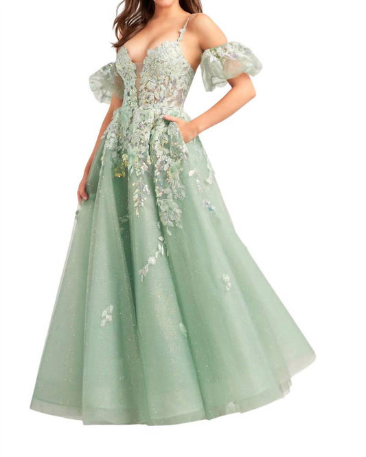 Ellie Wilde - Lace Prom Dress