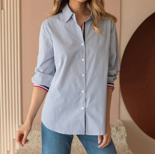 Joh - JASMINE COTTON PINSTRIPE SHIRT