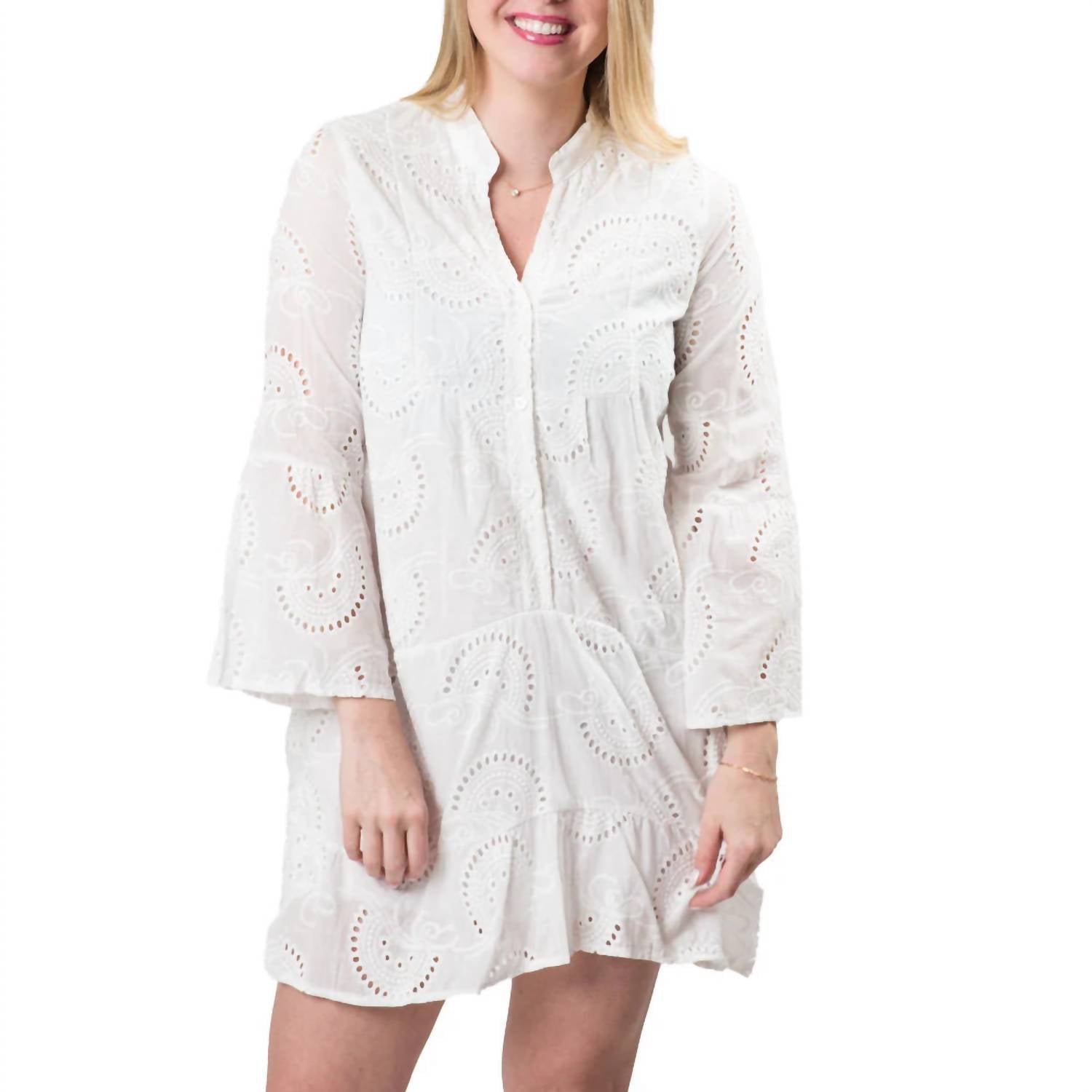 Top It Off - Riley Eyelet Dress