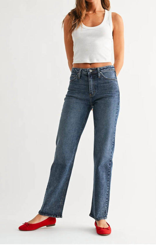 Just Black Denim - Full Length Straight Jeans