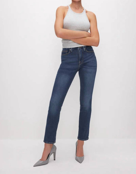 Good American - Good Leg High Rise Straight Jeans