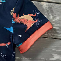 Pete + Lucy - Boys Roar Riders Loungewear Set