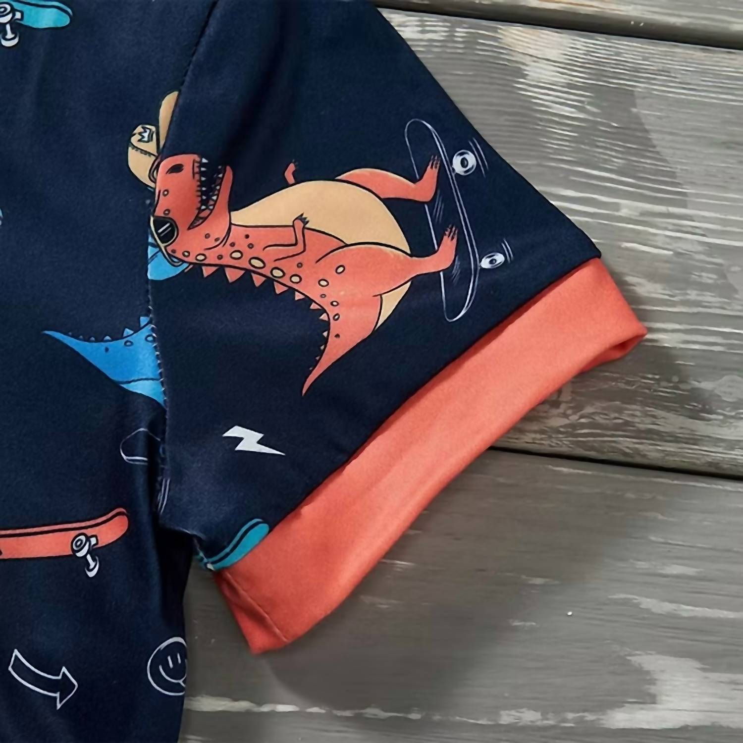 Pete + Lucy - Boys Roar Riders Loungewear Set