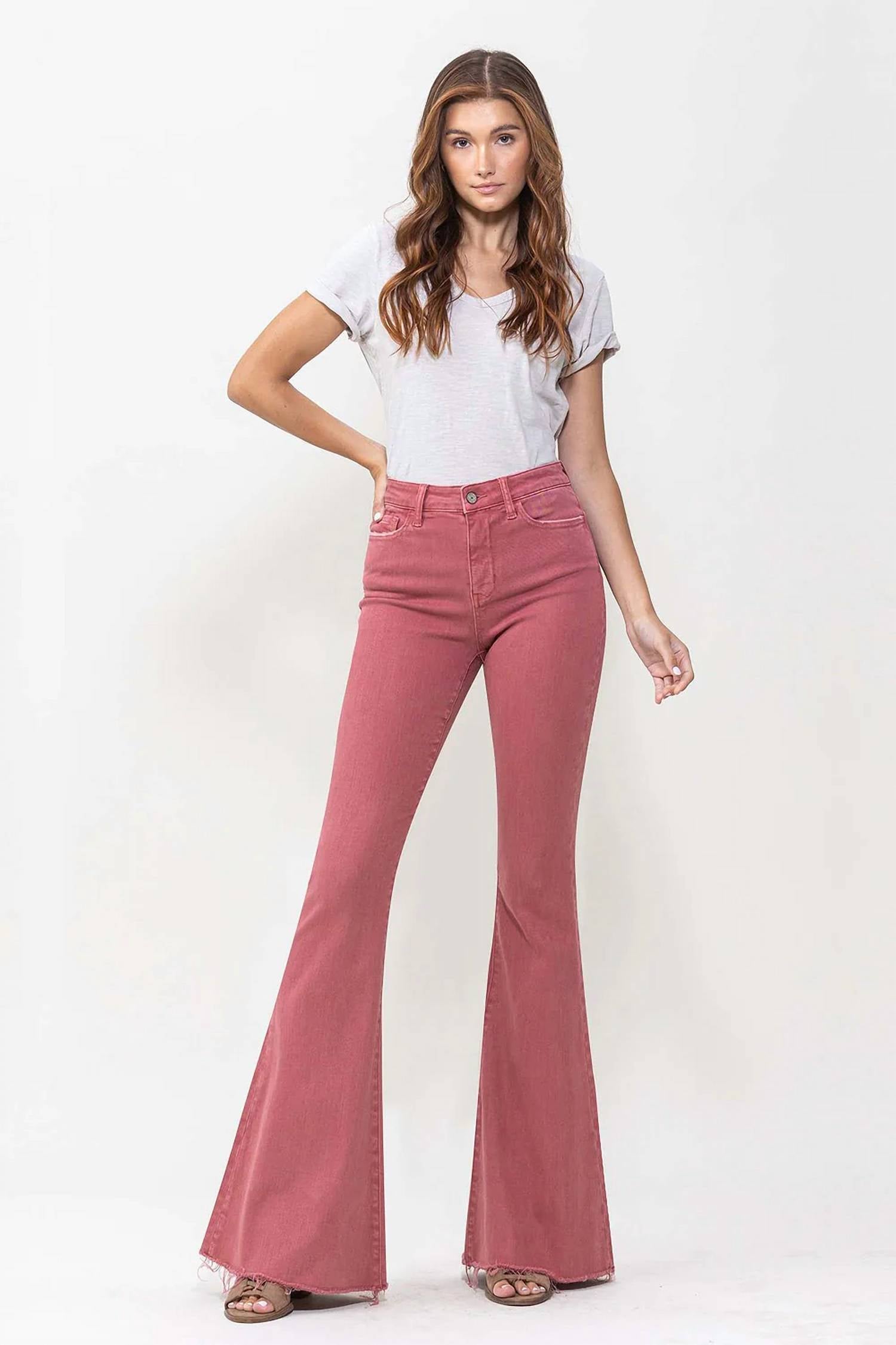 Vervet By Flying Monkey - High Rise Super Flare Jean
