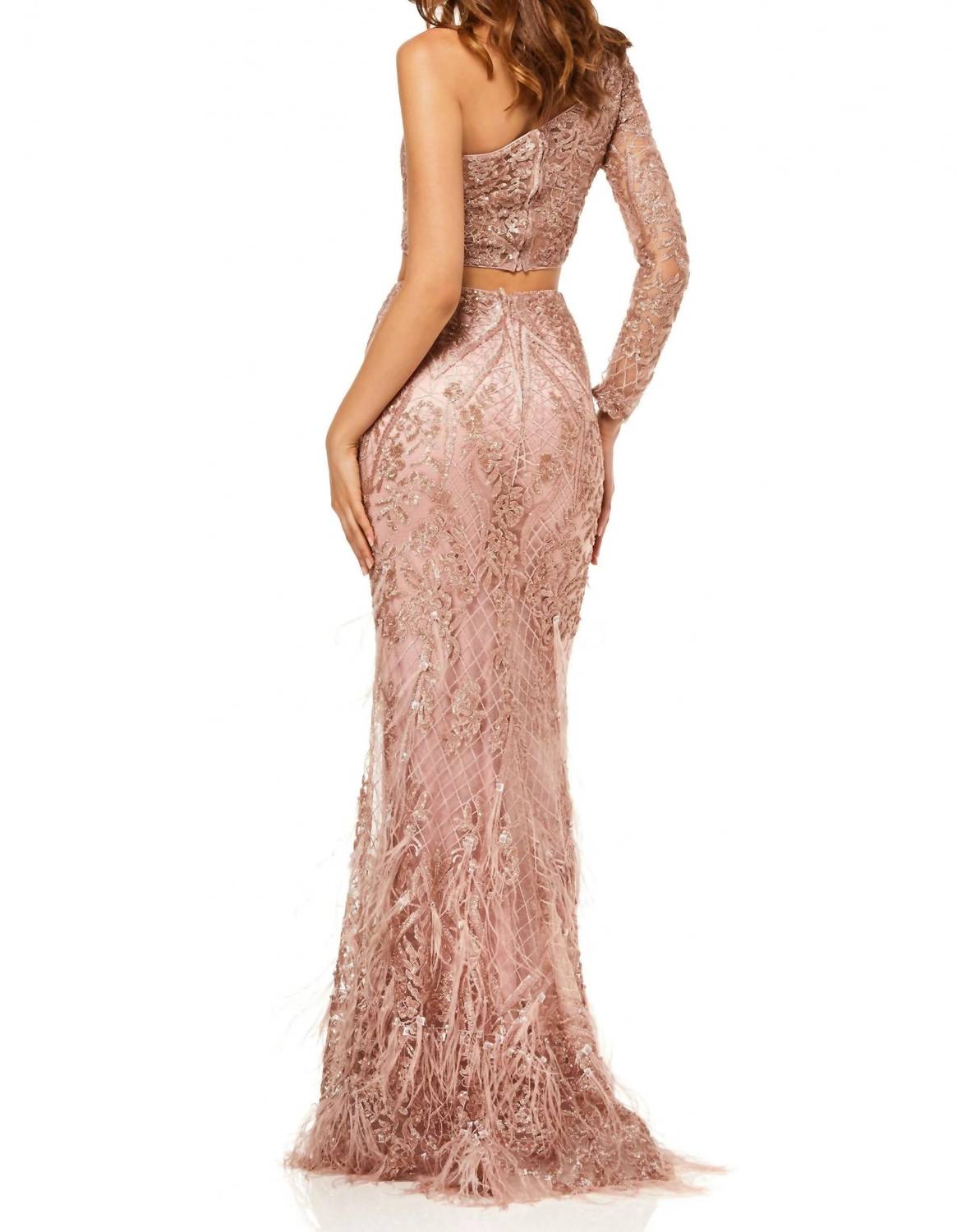 Sherri Hill - Two-piece Mermaid Gown