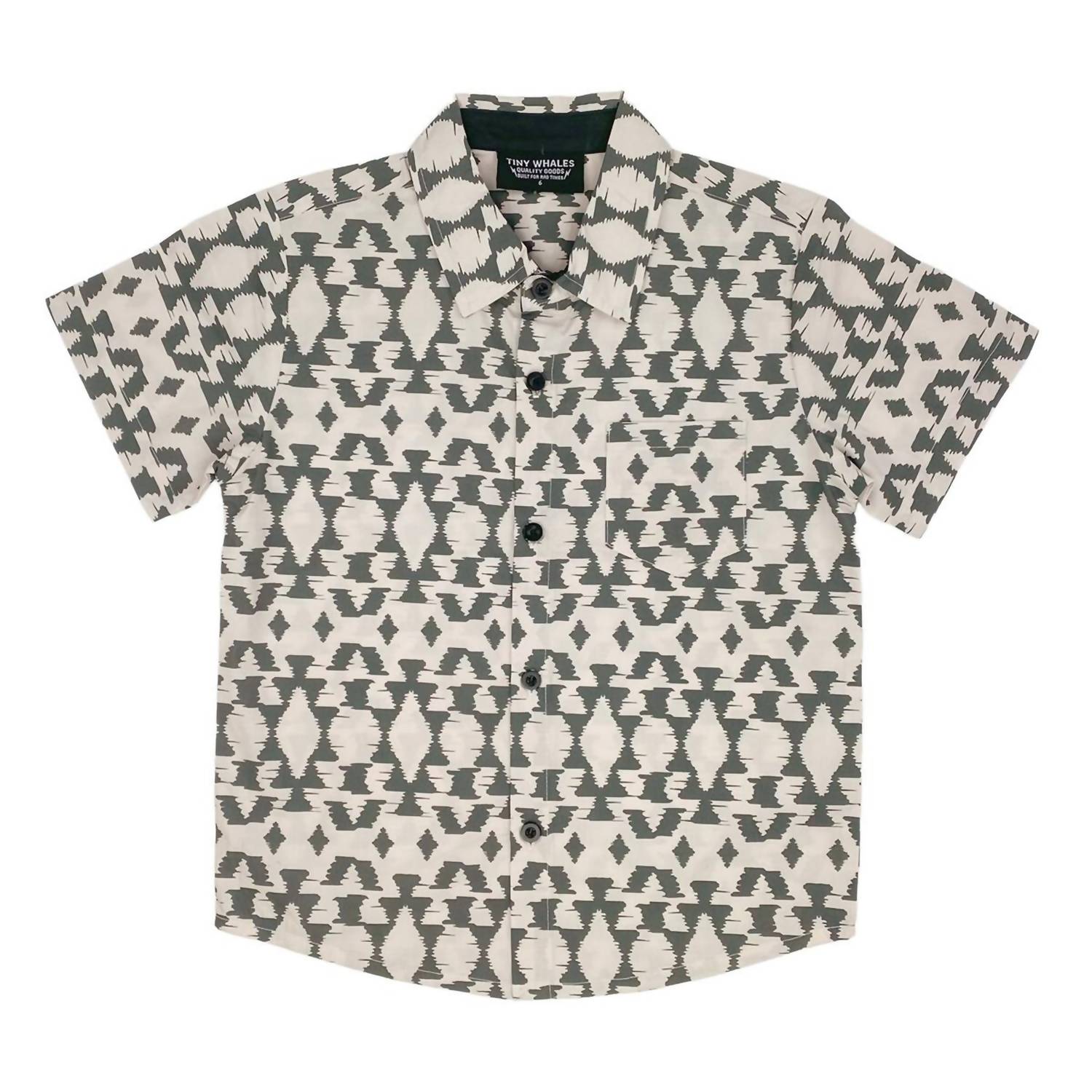 Tiny Whales - Boy's Camp Button Up