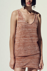 Escvdo - Ofrenda Scoop Necktank Top
