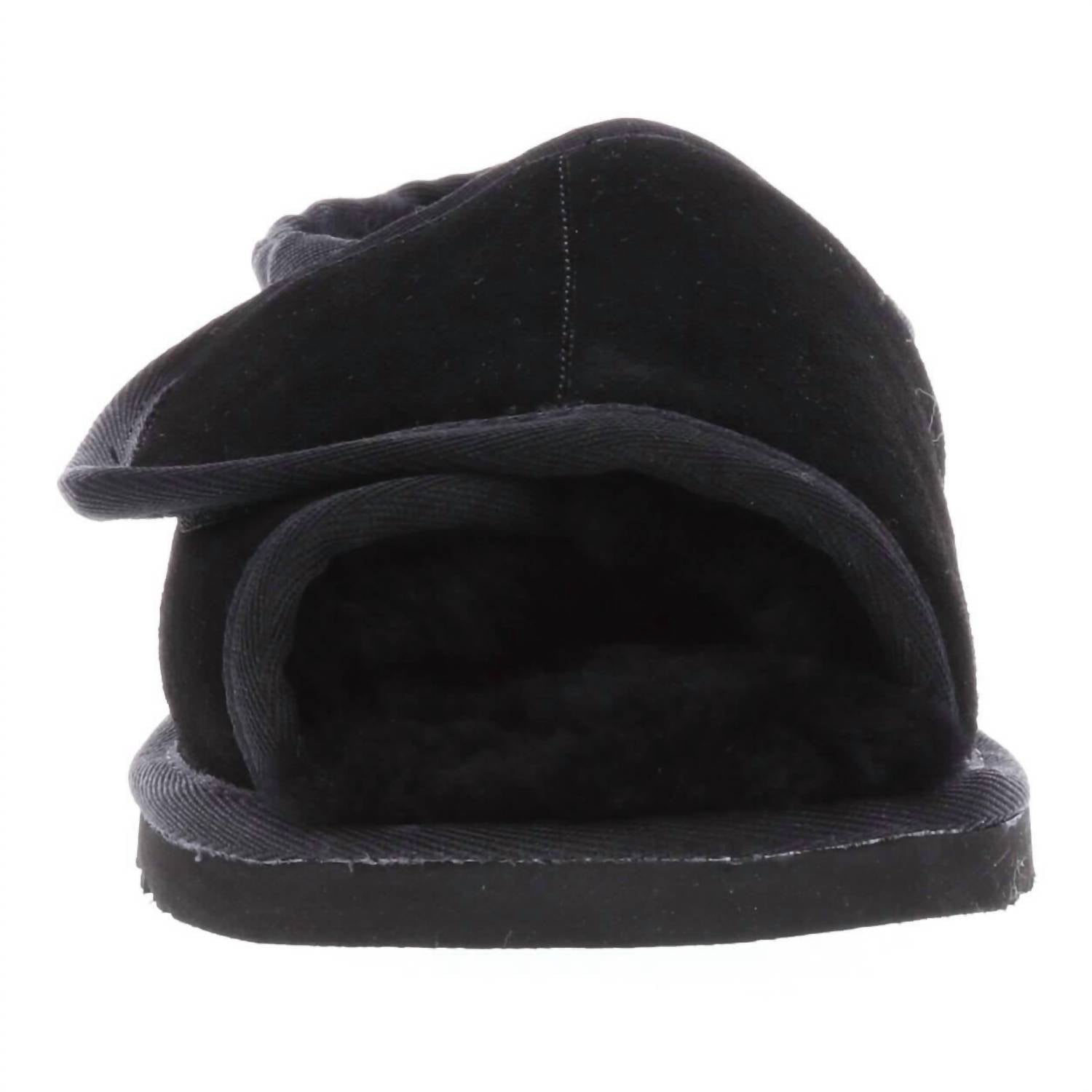 Lamo - Women's Open Toe Wide Wrap Slippers