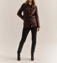Cartolina Nantucket - Winifred Leather Jacket