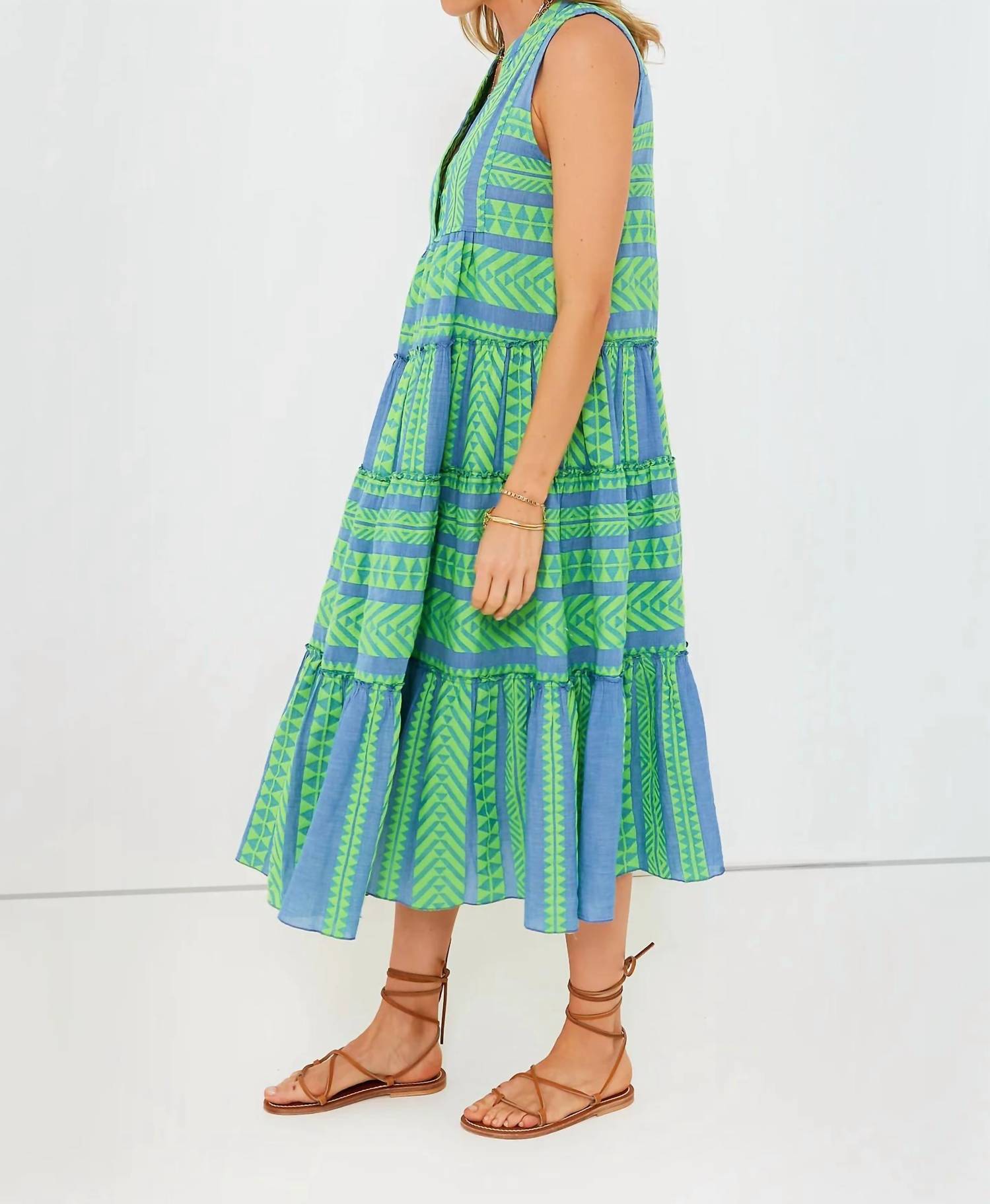Devotion Twins - Tanzanitis Midi Dress