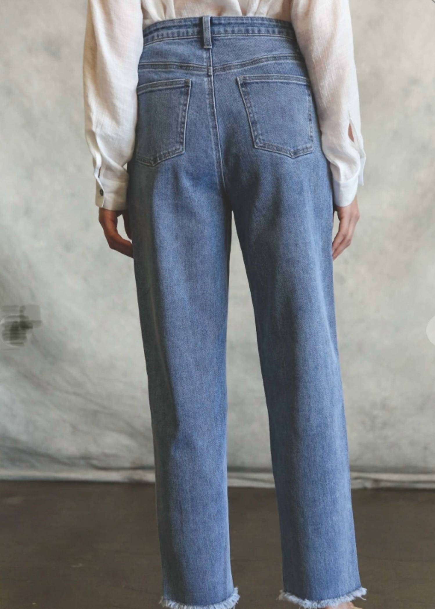 Listicle - High Waist Barrel Leg Denim Jeans