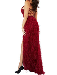 Jovani - Long Fitted Column Evening Prom Dress