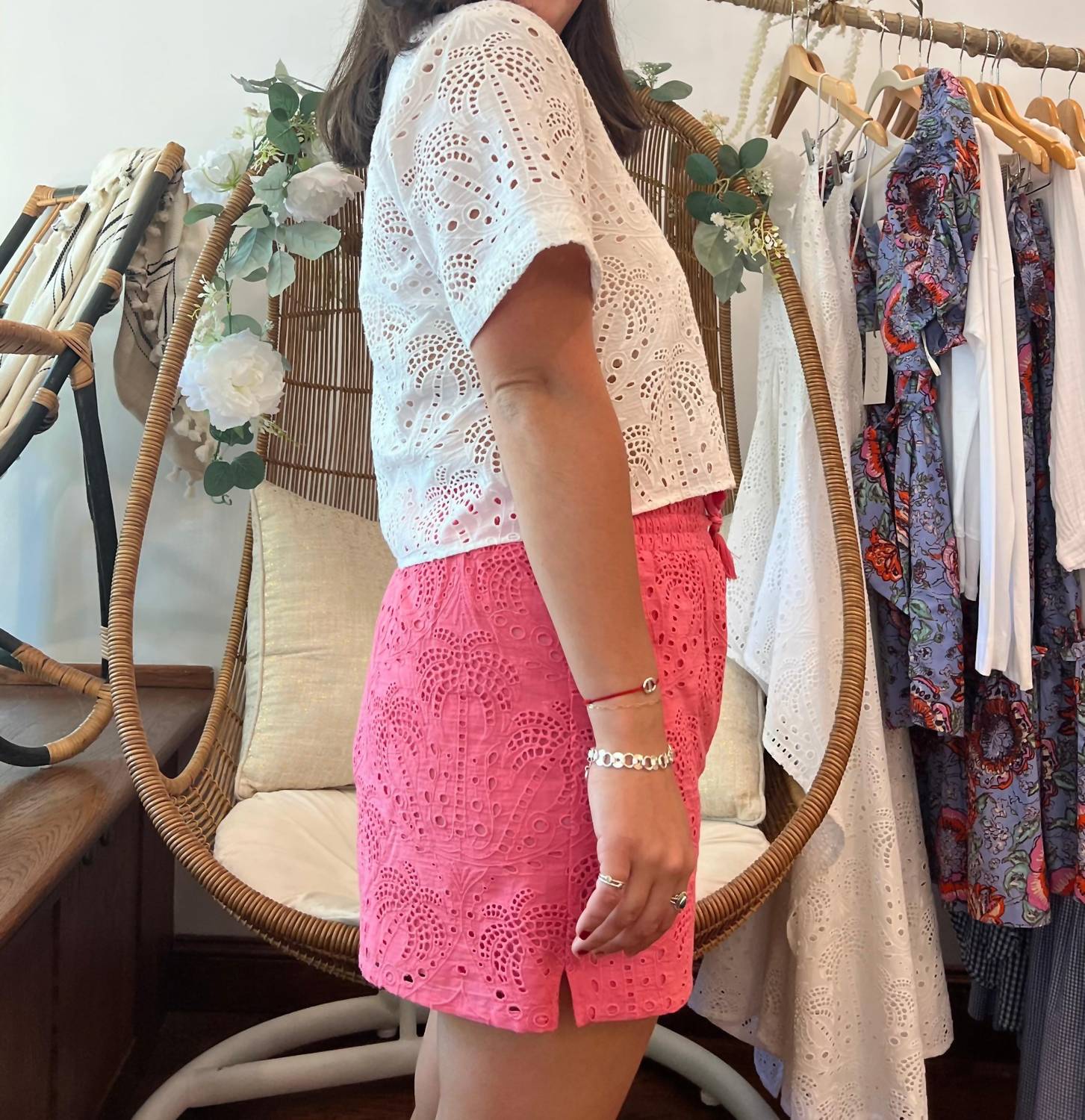 Nibi Mtk - Bruna Eyelet Short