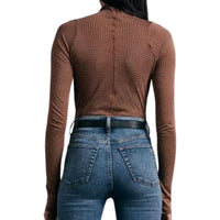 Rag & Bone - Women's Shaw Cotton Paneled Long Sleeve Top