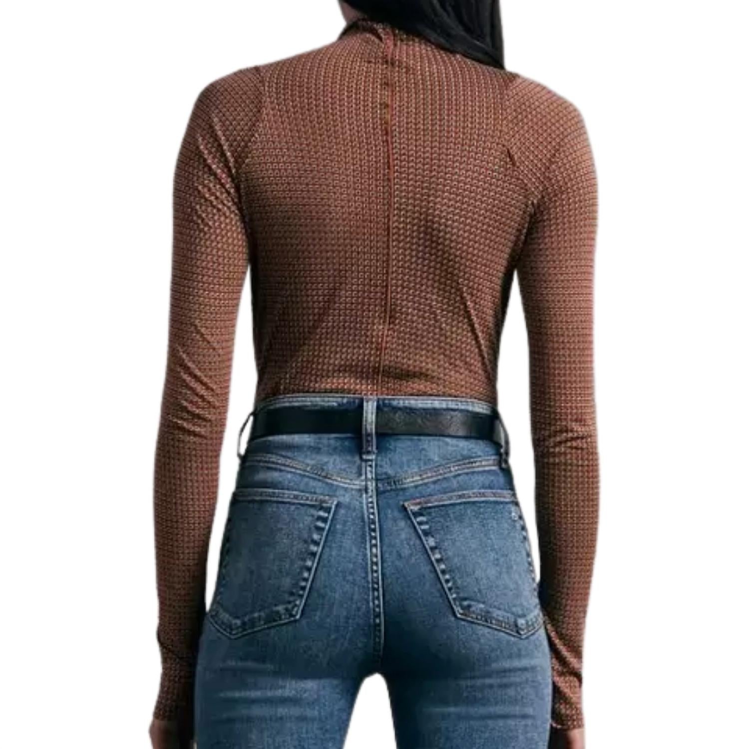 Rag & Bone - Women's Shaw Cotton Paneled Long Sleeve Top