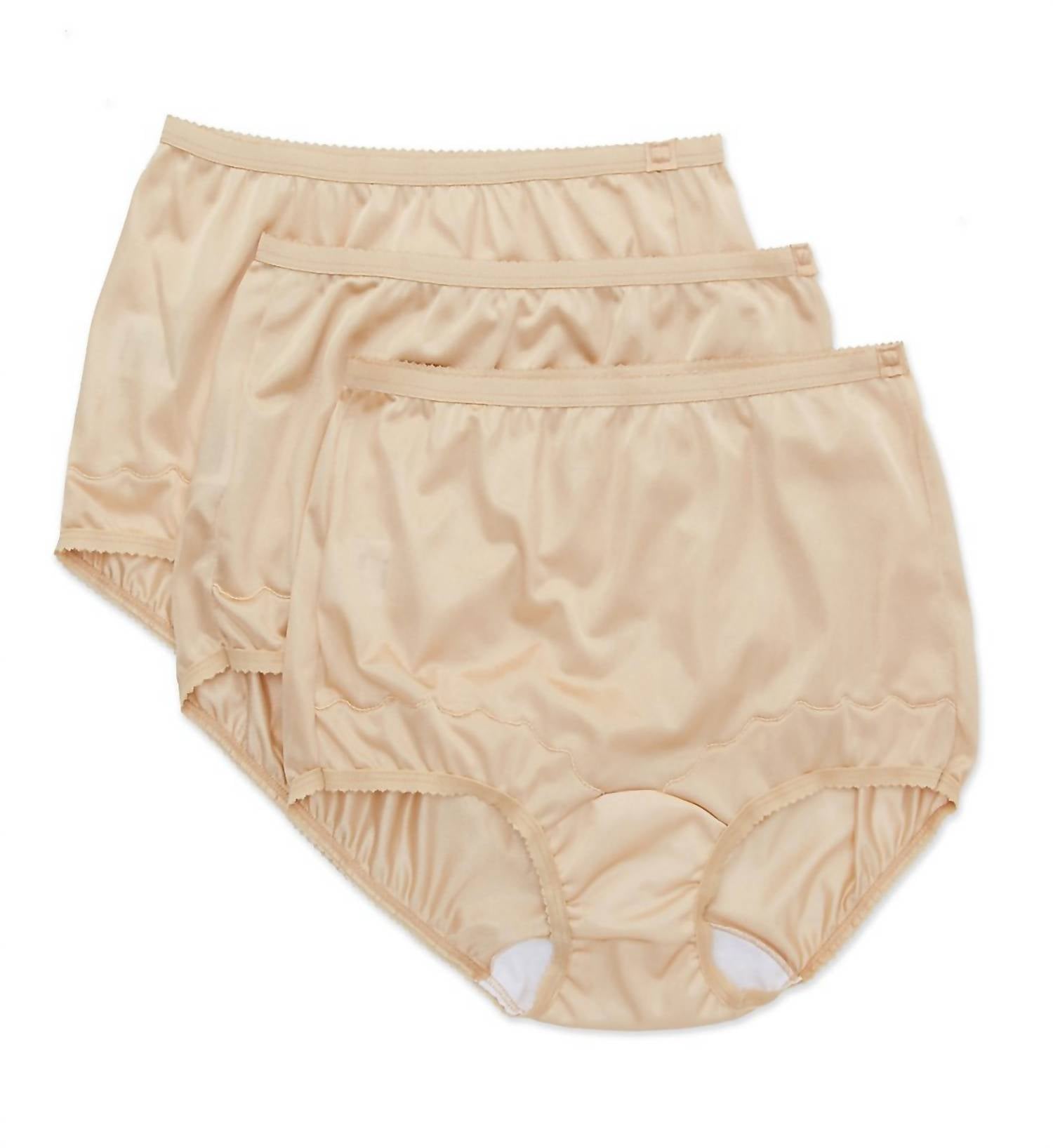 Shadowline Lingerie - Dixie Belle Scallop Trim Full Panty - Three Pack