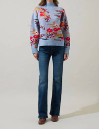 Sugarlips - Wildflower Whisper Floral Sweater