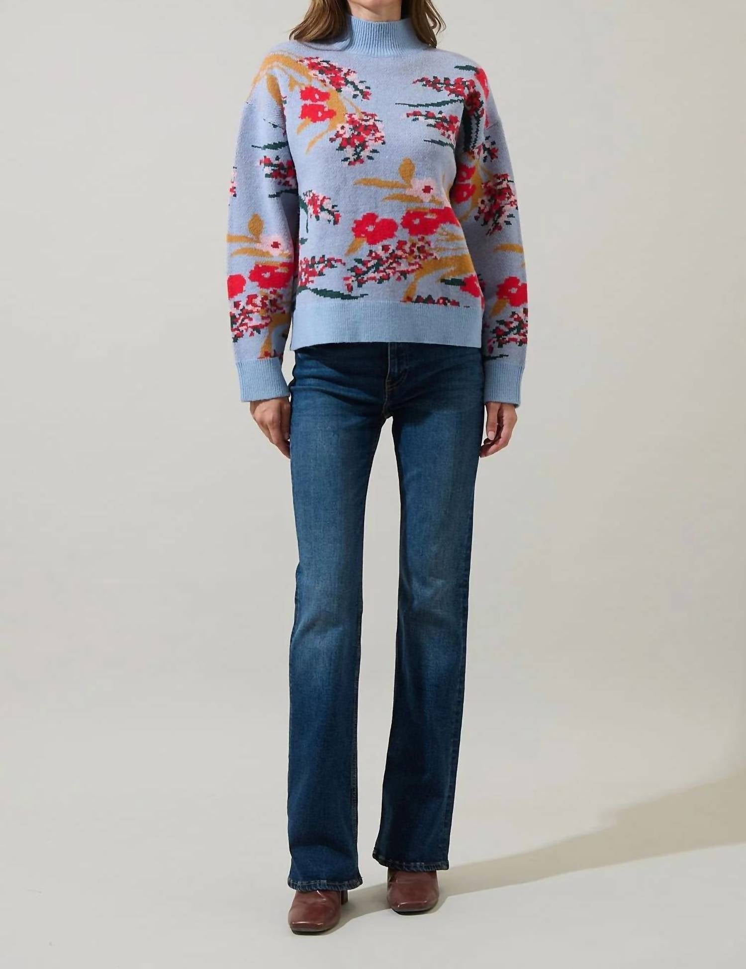 Sugarlips - Wildflower Whisper Floral Sweater
