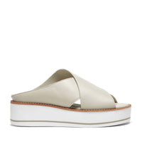 SILENT D Women's Orelia Sandal in stone 1 - women's sandal - detail view