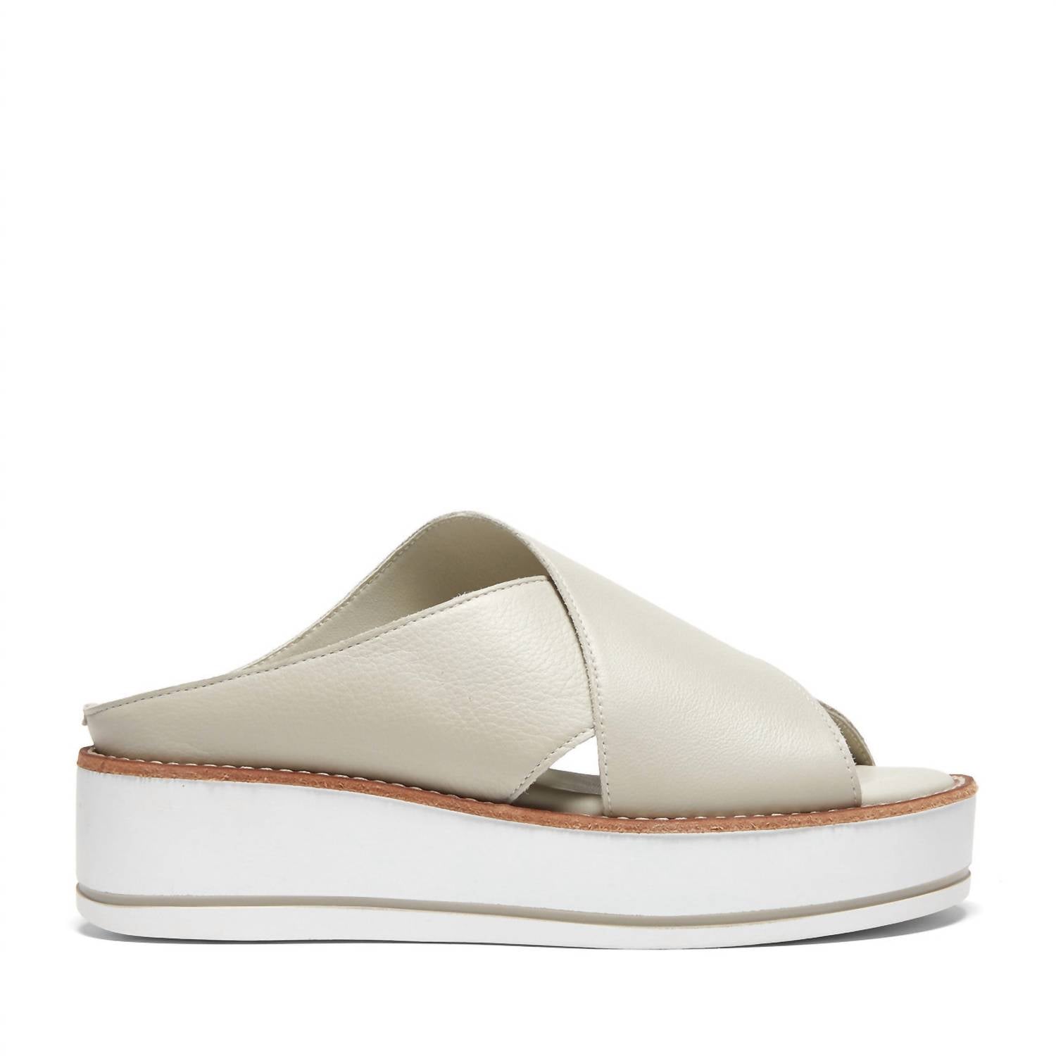 SILENT D Women's Orelia Sandal in stone 1 - women's sandal - detail view