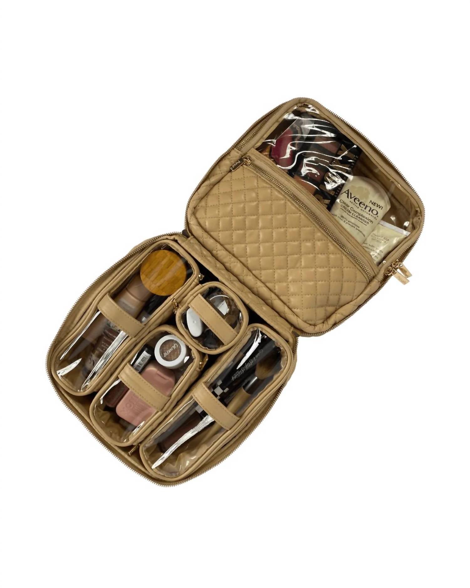 PurseN Women's Mini Diva Cosmetic Case in nude - women's bag - alternate view