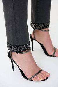 Joseph Ribkoff Embellished Jeans in grey - women's jeans - view 5