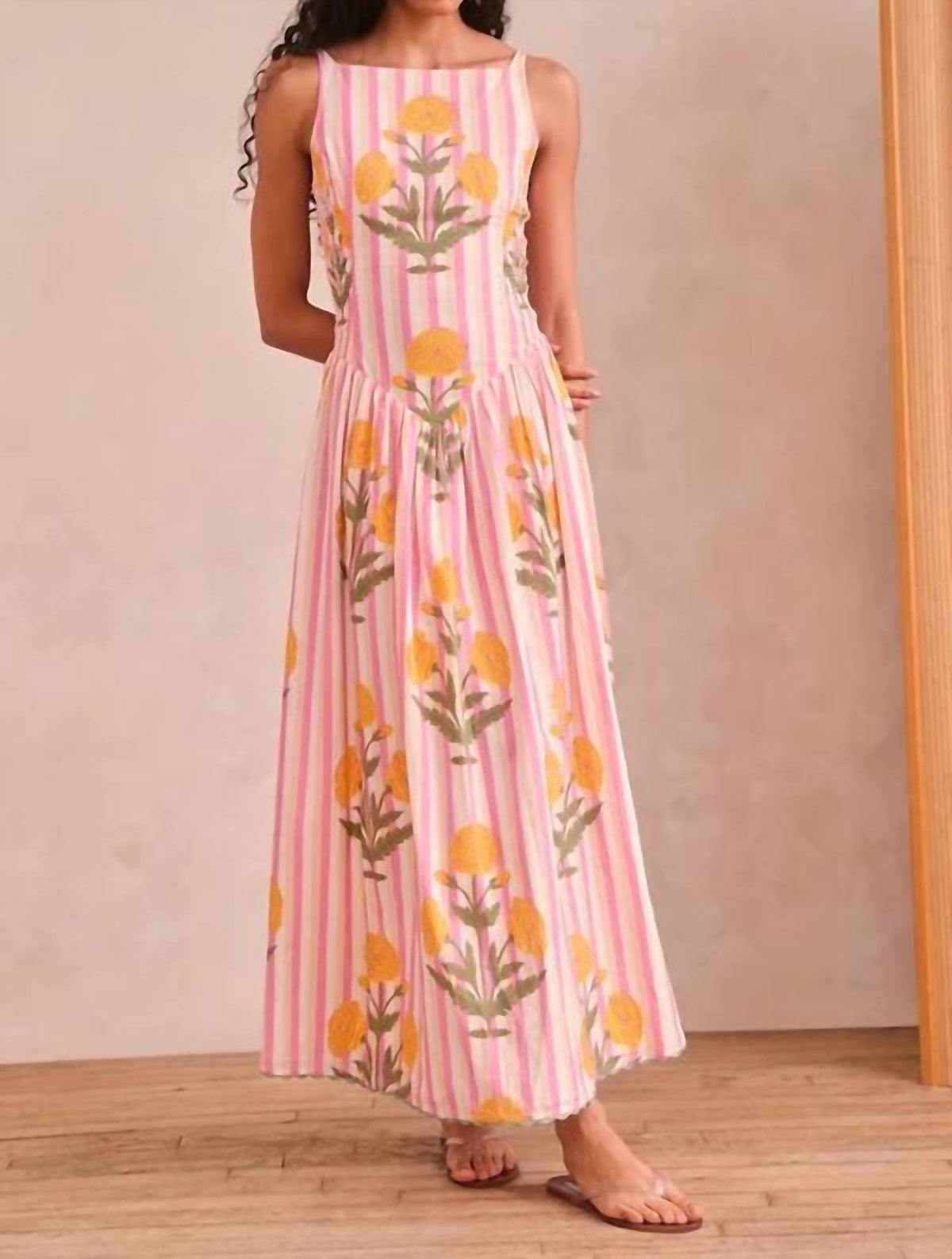 Saylor - Women's Kearney Floral Print Midi Dress