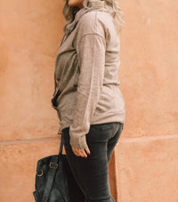 Luxe Velvet Spots Hoodie