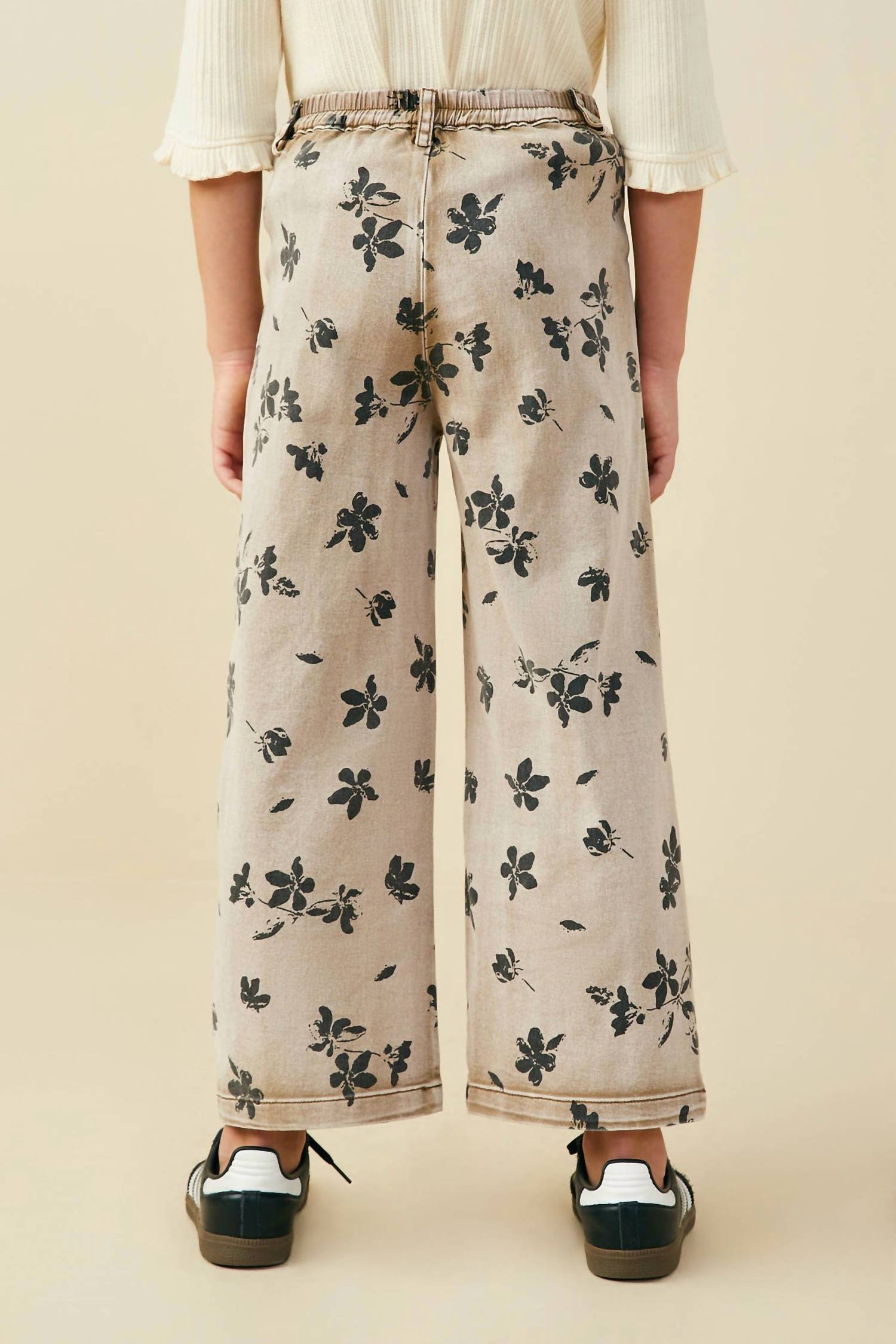 Hayden La - Girls Floral Printed Wide Leg Pants