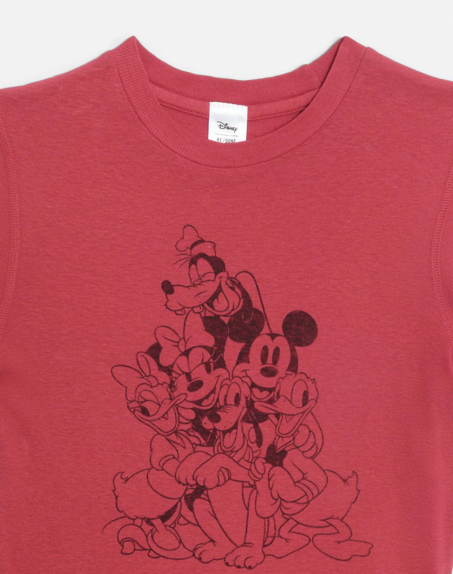 Re/Done - Mickeys Crew 90's Baby Tee