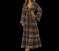 Mystery Resort - Mirena Top And Maxi Skirt Set