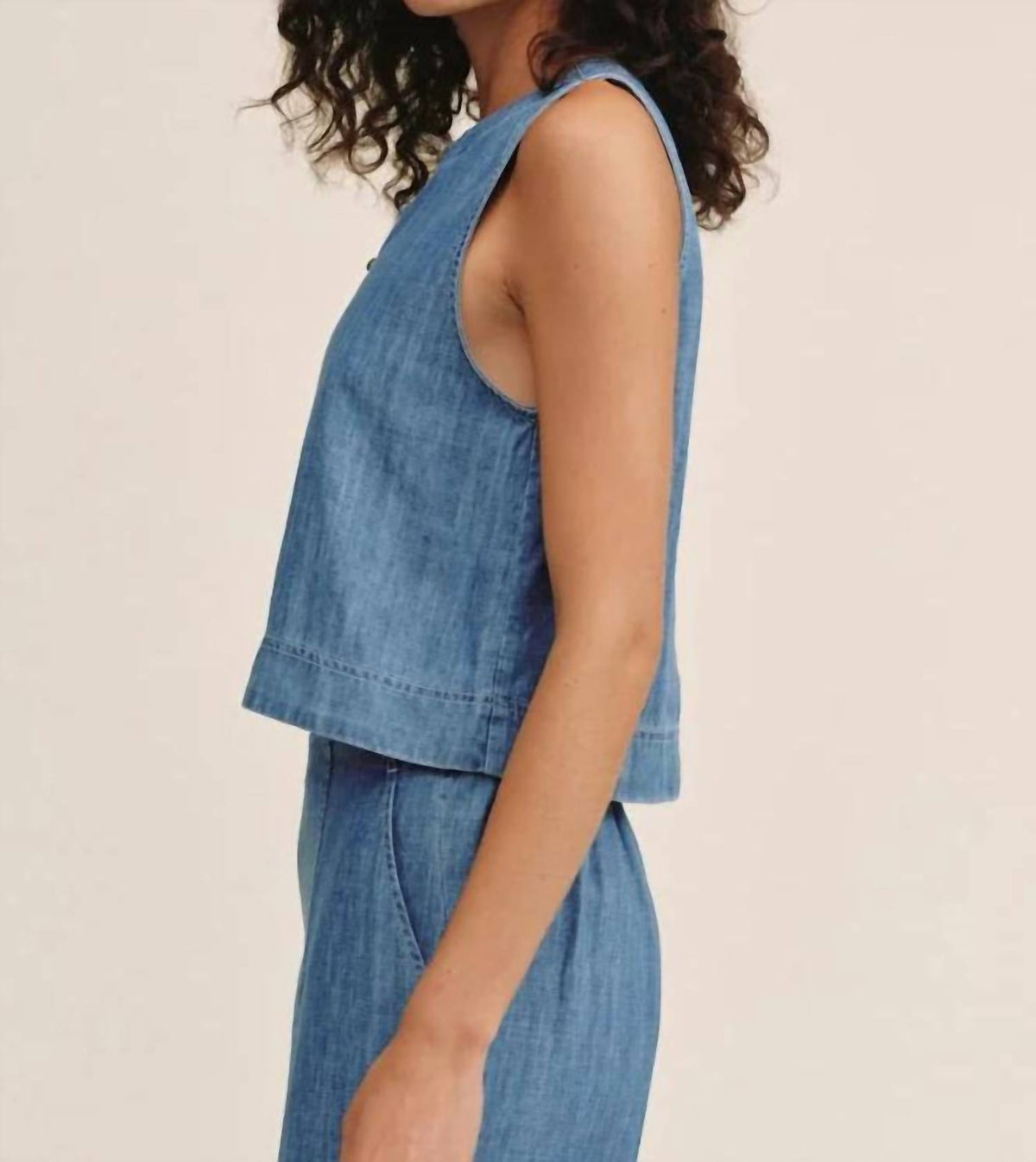 Bella Dahl - Sleeveless Placket Pullover