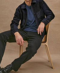 Rails Simon Jacket in black navy block - men's jacket