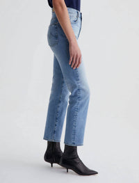 AG Jeans Saige Wide Leg Crop Jean in 22 year whisper - women's jeans - view 4