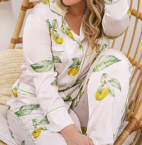 Isayes - Lemon Pajama Set - Plus