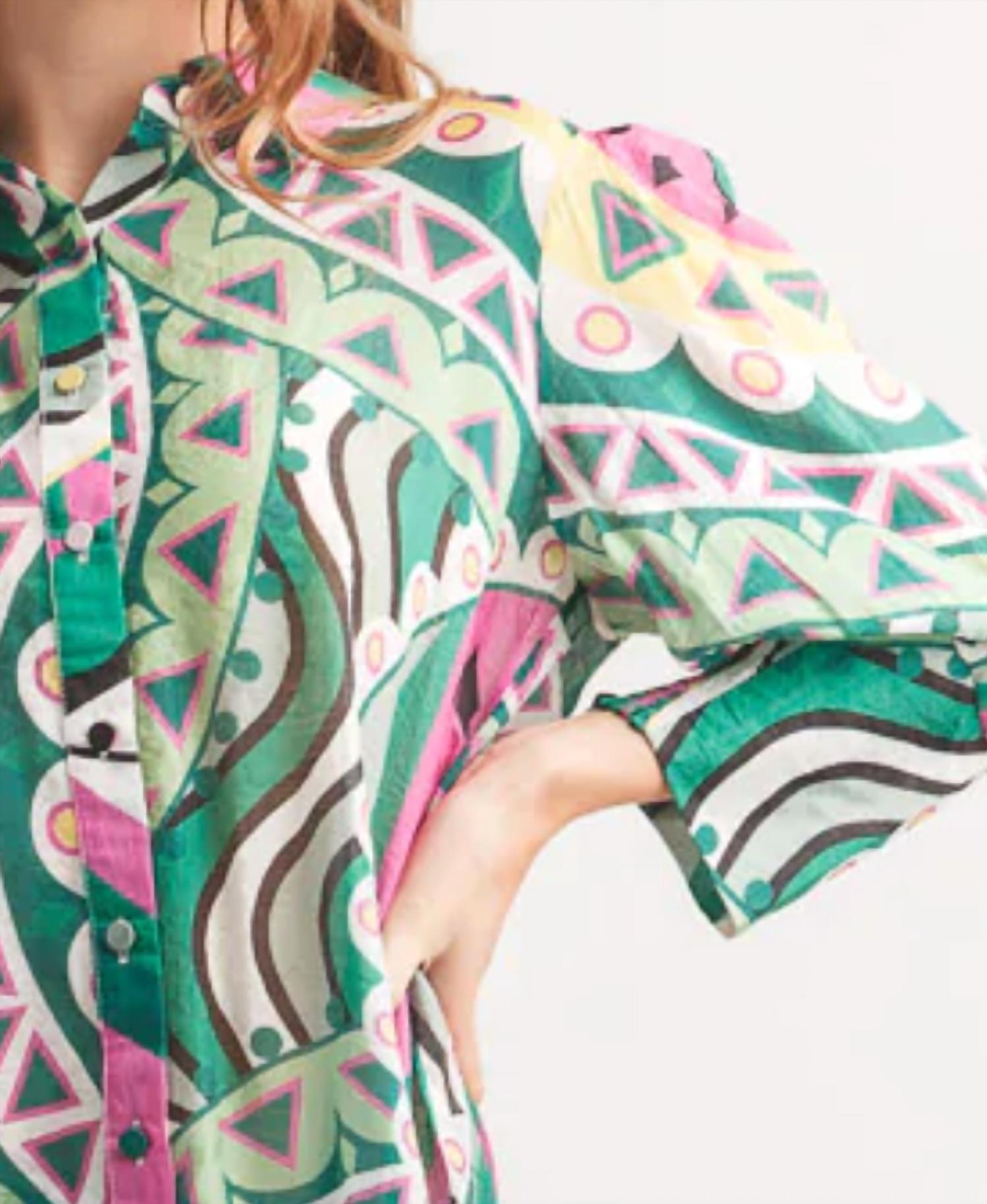 Papillon - Bold Geo Print Shirt