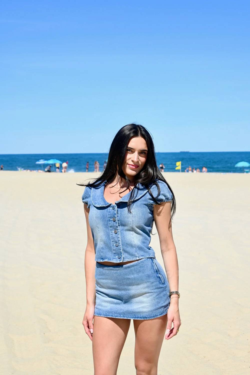Le Lis - Amelia Mini Denim Skort