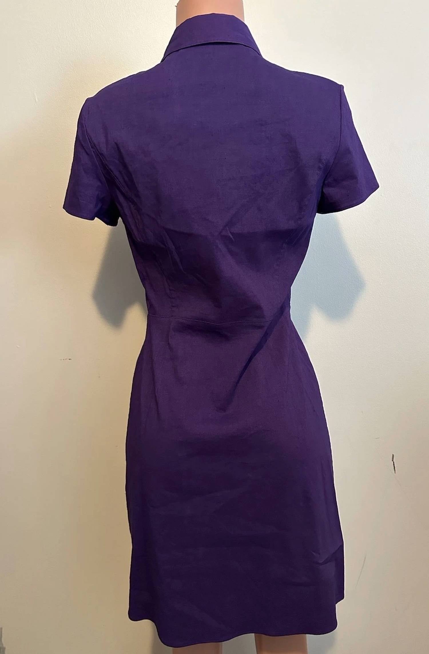 Theory - Short Sleeve Button-down Dress